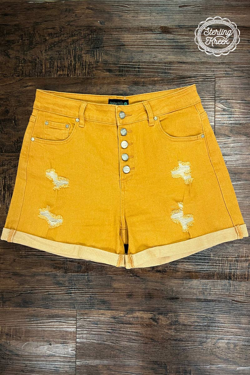 TENNESSEE WALKING SHORTS MUSTARD