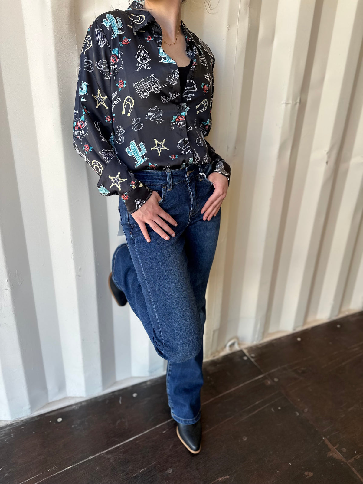 Texas Rodeo Button Down Shirt: Texas Rodeo