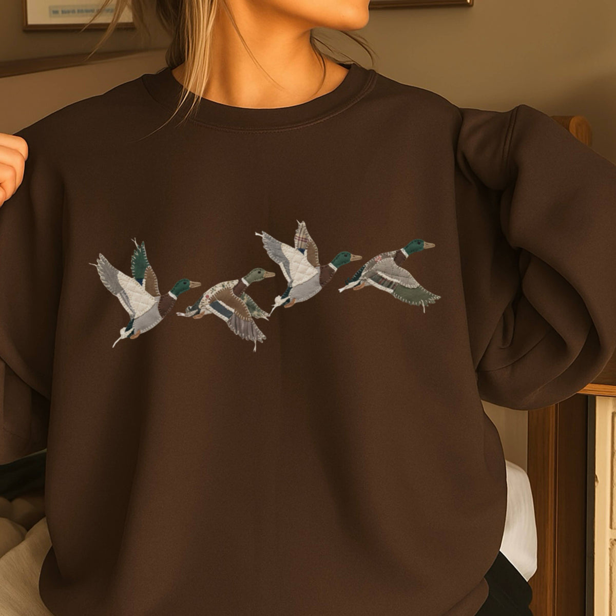 Mallard Duck Women’s Sweatshirt | S-2X