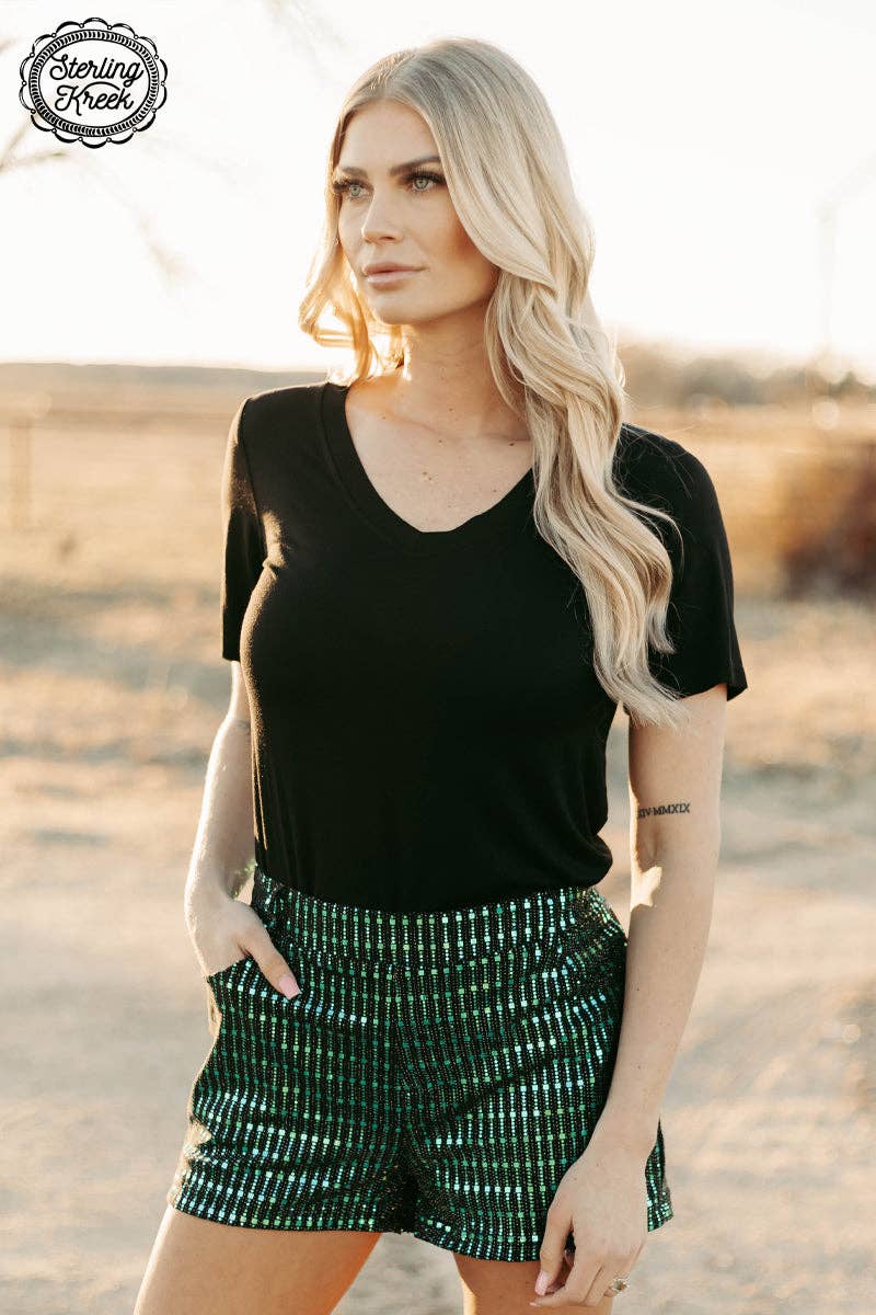 Shimmy Up Shorts Turquoise