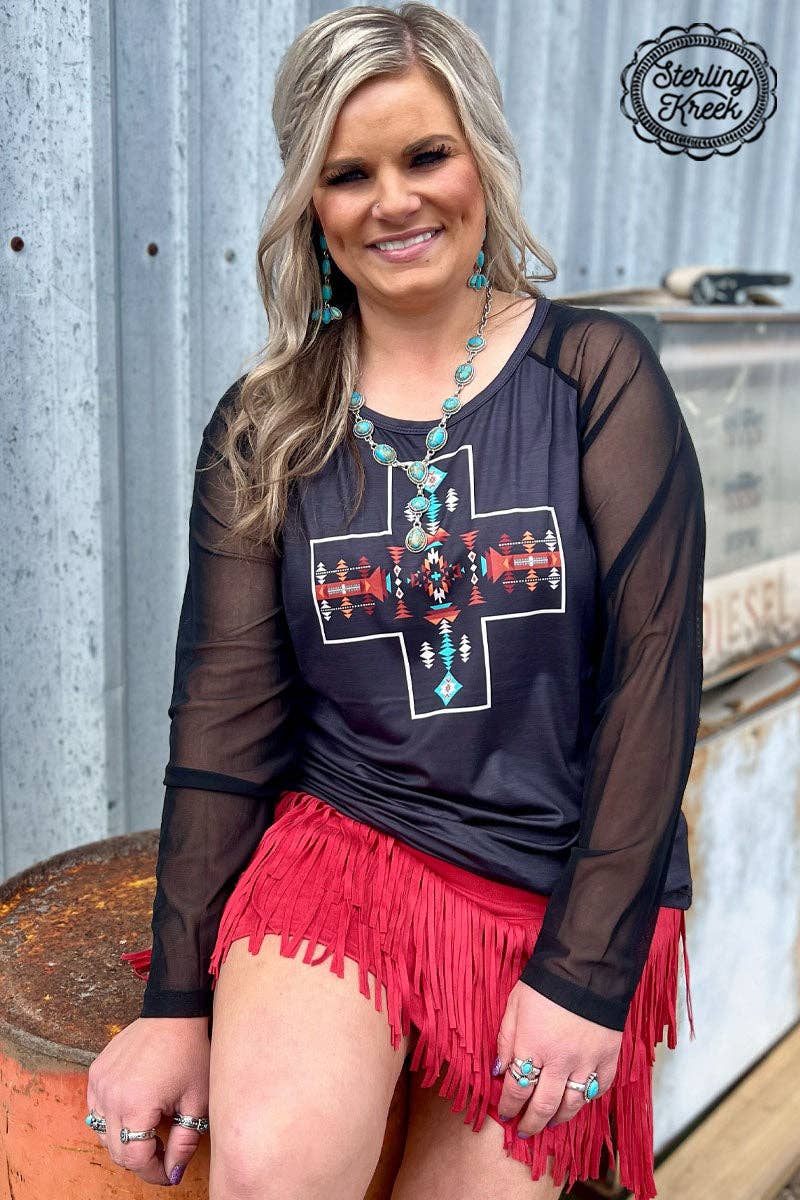 FORT WORTH FRINGE SKIRT RED